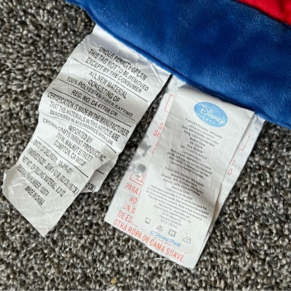 Disney Pixar Cars Baby Nursery Comforter Blanket - Picture 5 of 5